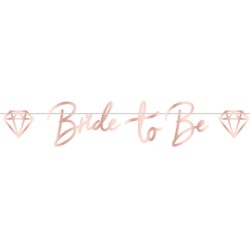 Bride to be rose gold