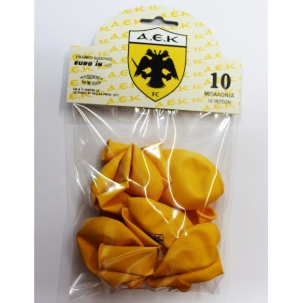 ΑΕΚ 12'' LATEX ΦΑΚΕΛΟ 10 ΤΕΜ