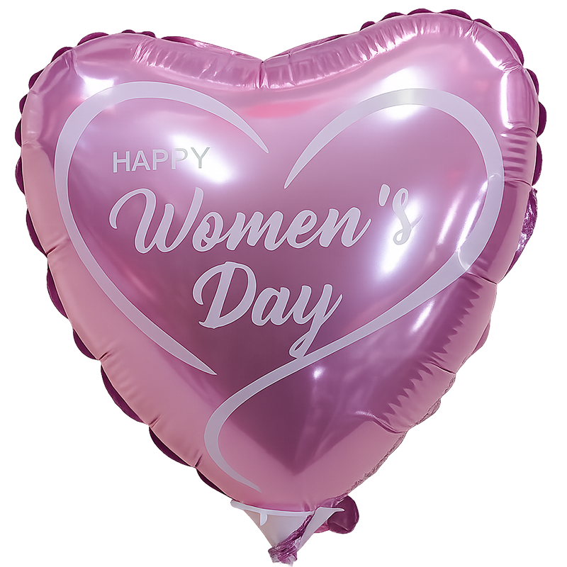  FOIL Mini/S 9'' HAPPY WOMEN'S DAY