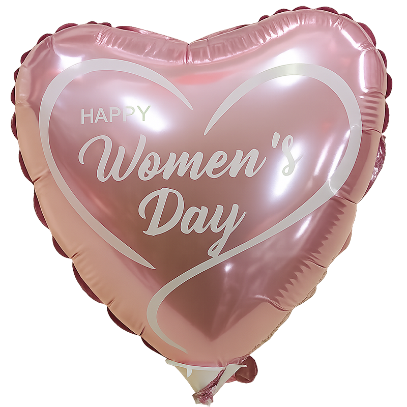  FOIL Mini/S 9'' HAPPY WOMEN'S DAY
