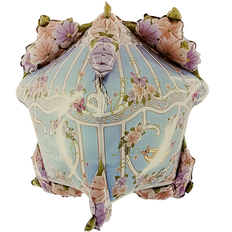 FOIL S/S 3/4D JUST MARRIED HOUSE OF LOVE