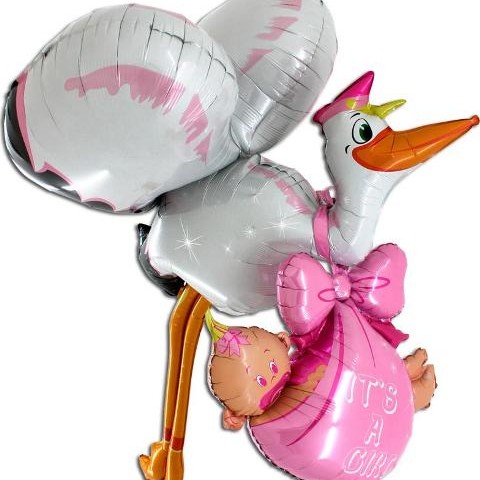 FOIL AWK  ΠΕΛΑΡΓΟΣ IT'S A GIRL 3D