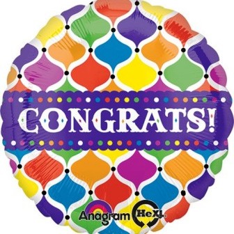 FOIL 28'' CONGRATS JUMBO ΠΟΛΥΧΡΩΜΟ 28002 Προσφορά!!!