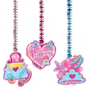 3 ΚΡΕΜΑΣΤΑ CUTOUTS PRINCESS PARTY 