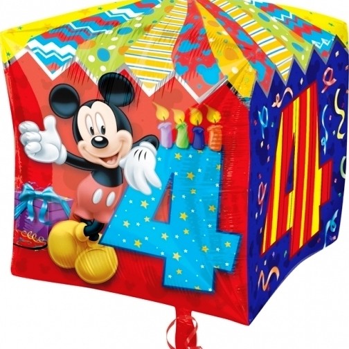 FOIL CUBEZ MICKEY MOUSE AGE 4  G40 
