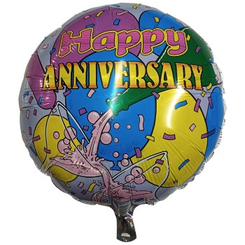 FOIL 18'' Vintage HAPPY ANNIVERSARY Προσφορά!