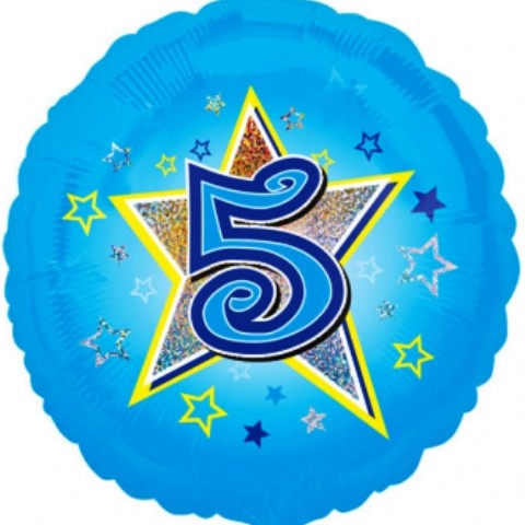 FOIL 18'' ΑΡΙΘΜΟΣ 5  ΜΠΛΕ