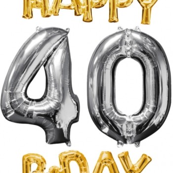 FOIL HAPPY 40 B-DAY