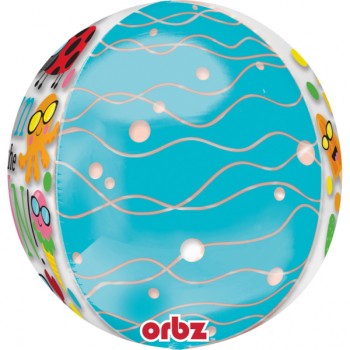 ΜΠΑΛΟΝΙ FOIL ORBZ FUN IN THE SUN ΔΙΑΦΑΝΕΣ 