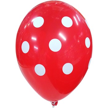 LATEX 12''  ΚΟΚΚΙΝΟ ΤΥΠΩΜΕΝΟ ΠΟΥΑ 25TEM