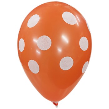 LATEX 12'' ΠΟΡΤΟΚΑΛΙ ΤΥΠΩΜΕΝΟ ΠΟΥΑ 25TEM