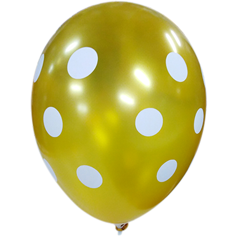 LATEX 12'' ΧΡΥΣΟ ΤΥΠΩΜΕΝΟ ΠΟΥΑ 25TEM