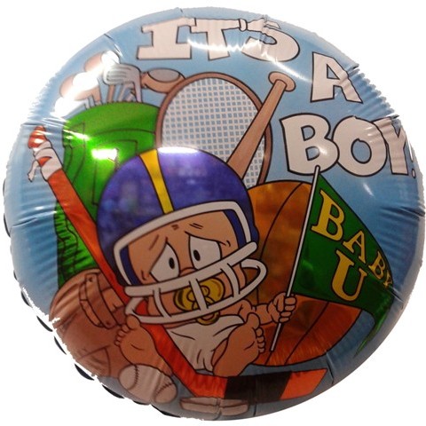 FOIL 18'' ITS A BOY SPORTS
