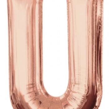 FOIL S/S ΓΡΑΜΜΑ U  ROSE GOLD Προσφορά