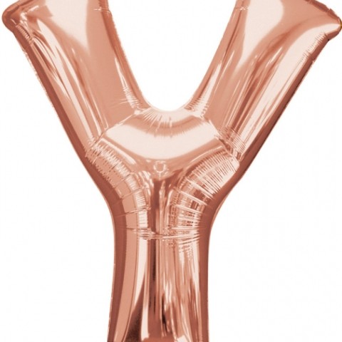 FOIL S/S ΓΡΑΜΜΑ Y  ROSE GOLD Προσφορά!