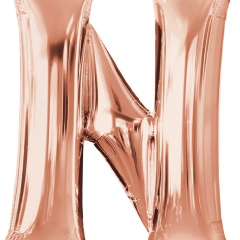 FOIL S/S ΓΡΑΜΜΑ N  ROSE GOLD Προσφορά!
