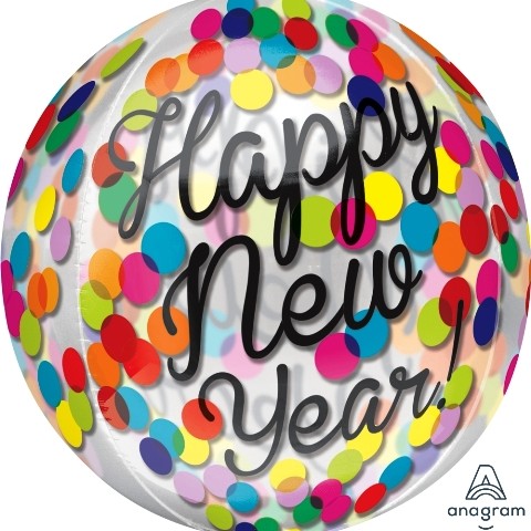 FOIL ORBZ HAPPY NEW YEAR CONFETTI Προσφορά!