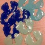 CONFETTI 8,5CM X 6,5CM ΠΑΤΟΥΣΑΚΙΑ ΜΠΛΕ 14ΓΡ.