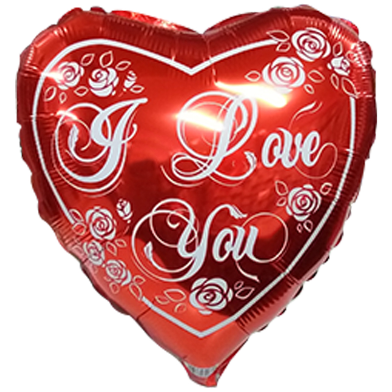 FOIL 18''  ΚΑΡΔΙΑ ΚΟΚΚΙΝΗ Ι LOVE YOU