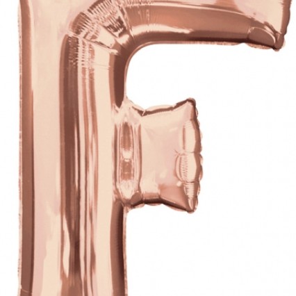 FOIL S/S ΓΡΑΜΜΑ F  ROSE GOLD Προσφορά!