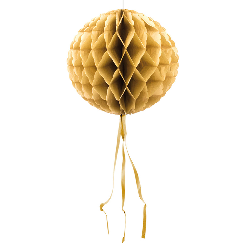 HONEYCOMB ΧΡΥΣΟ 30CM ΜΠΑΛΑ