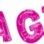 FOIL air filled  ITS A GIRL ΦΟΥΞΙΑ 
