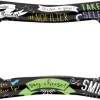 FOIL S/S SELFIE FRAME SAY CHEESE BLACK