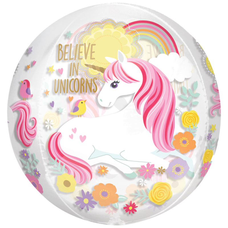 FOIL ORBZ BELIEVE IN UNICORNS