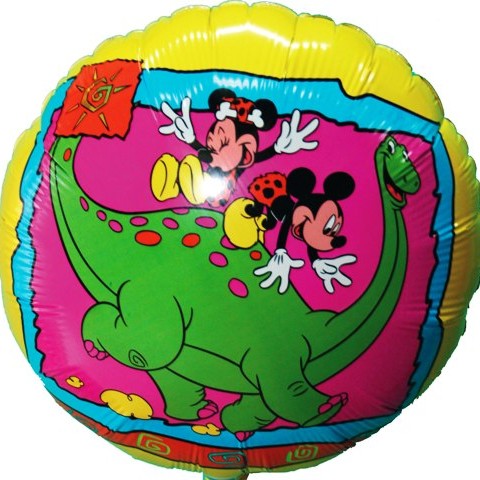 FOIL 18'' Vintage MICKEY MINNIE DINOSAUR Προσφορά!