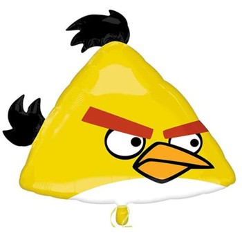 FOIL S/S ANGRY BIRD ΚΕΦΑΛΙ ΚΙΤΡΙΝΟ