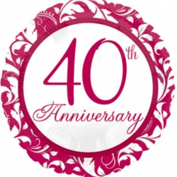 FOIL 17'' 40TH ANNIVERSARY