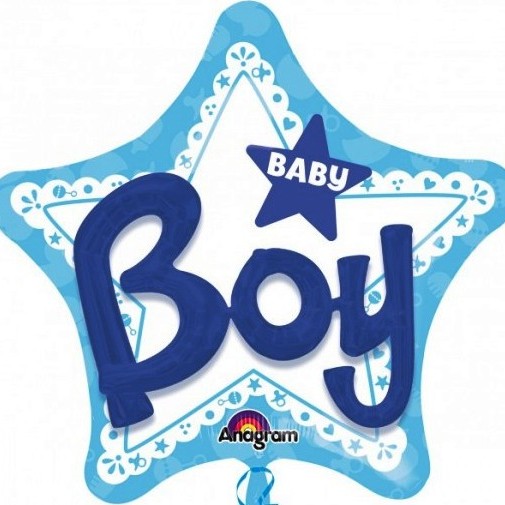 FOIL S/S MULTI 3D BABY BOY ΑΣΤΕΡΙ