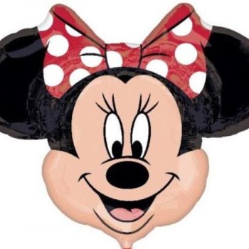 FOIL Mini/S 14''' MINNIE ΚΕΦΑΛΙ ΜΕ ΠΟΥΑ ΚΟΚΚΙΝΟ ΦΙΟΓΚΟ