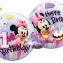 BUBBLE DISNEY MINNIE 1st BIRTHDAY