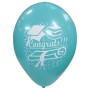 LATEX 12'' CONGRATS ΜΕ ΚΑΠΕΛΟ ΑΠΟΦΟΙΤΗΣΗΣ 25TMX