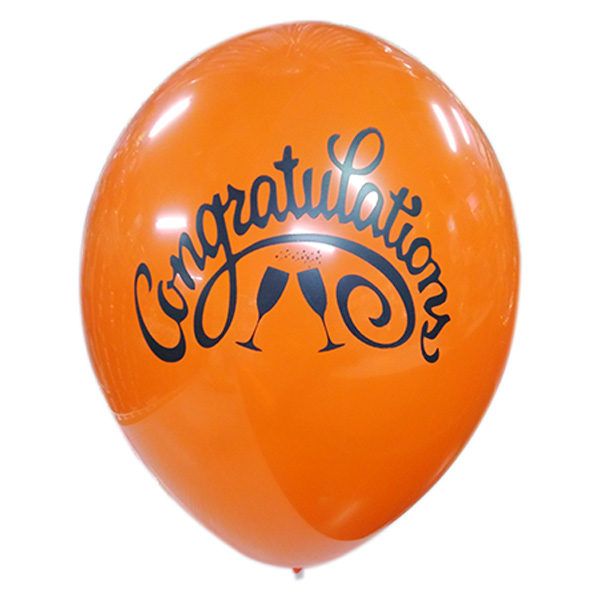 LATEX 12'' CONGRATULATIONS ME ΠΟΤΗΡΙΑ ΣΑΜΠΑΝΙΑΣ 25ΤΜΧ