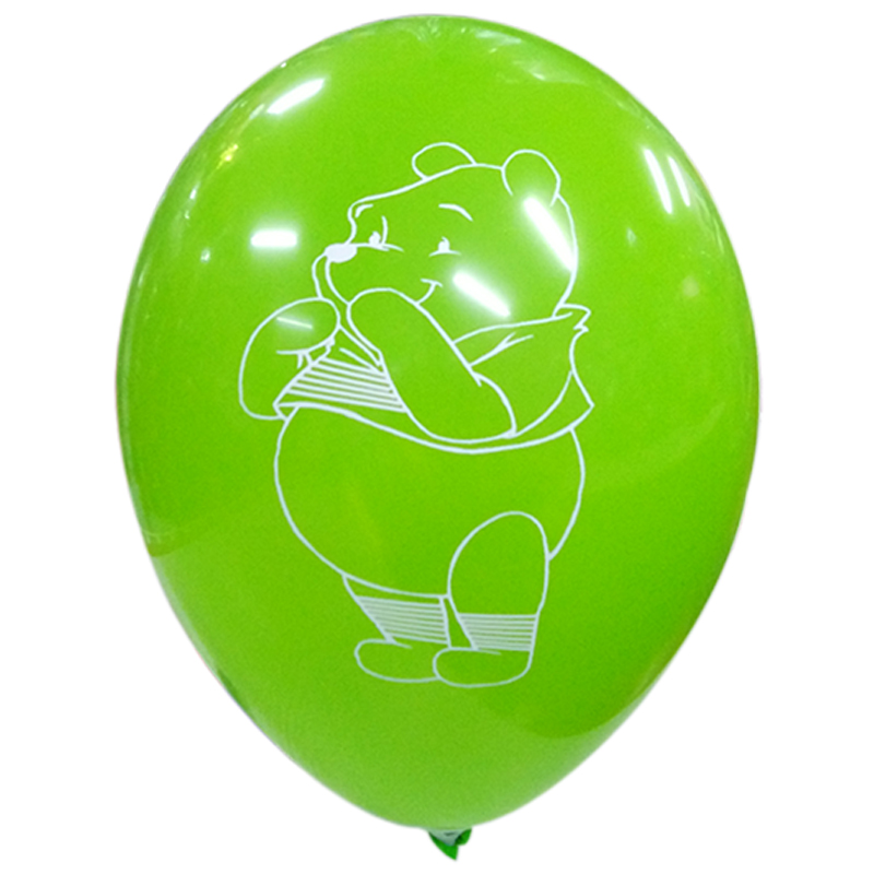 LATEX 12'' ΤΥΠΩΜΕΝΟ ΜΕ ΑΡΚΟΥΔΑΚΙ (WHINNIE THE POOH) 25ΤΜΧ