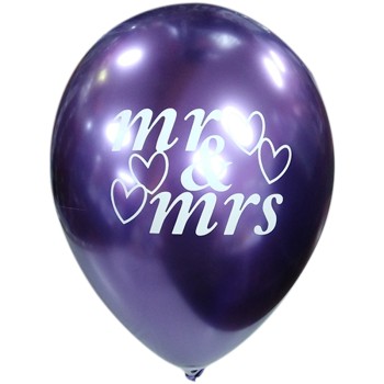 LATEX 12'' ΤΥΠΩΜΕΝΟ MR AND MRS 25ΤΜΧ