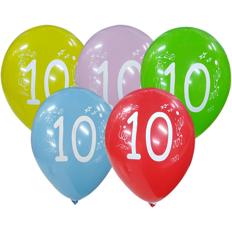 LATEX 12'' ΤΥΠΩΜΕΝΑ ΜΕ ΑΡΙΘΜΟ 10 6ΤΕΜ