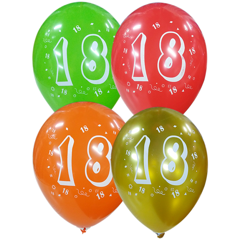LATEX 12'' ΤΥΠΩΜΕΝΑ ΜΕ ΑΡΙΘΜΟ 18 6ΤΕΜ