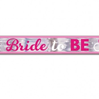 ΜΕΤΑΛΛΙΚΟ BANNER BRIDE TO BE HEN PARTY 7,6m