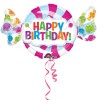 FOIL S/S ΚΑΡΑΜΕΛΑ HAPPY BIRTHDAY 