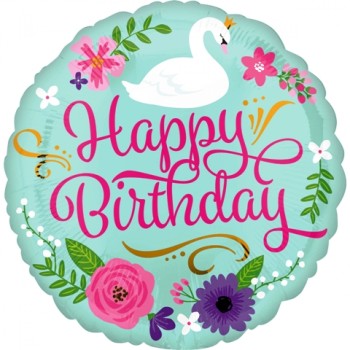 FOIL 17'' HAPPY BIRTHDAY ΚΥΚΝΟΣ