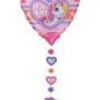 FOIL DROP-A-LINE PONY I LOVE YOU 86X61CM