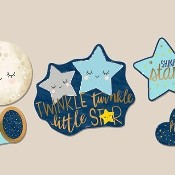 AMSCAN CUTOUTS TWINKLE LITTLE STAR