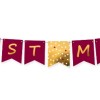 LETTER BANNER BEST MUM ΜΠΟΡΝΤΩ ΧΡΥΣΟ 180CM