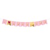 LETTER BANNER I LOVE YOU CHERRY PINK GOLD 180CM 
