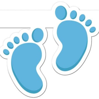 BANNER BABY FEET ΣΙΕΛ
