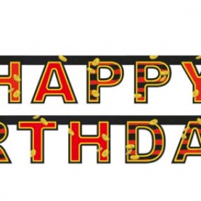 BANNER HAPPY BIRTHDAY JOLLY ROGER 180CM