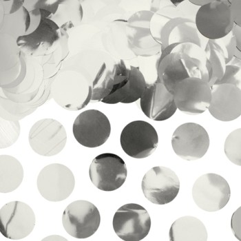 CONFETTI ΣΤΡΟΓΓΥΛΟ ΑΣΗΜΙ ΜΕΤΑΛΛΙΚΟ 15GR 